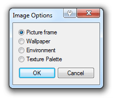 Rhino image option dialog