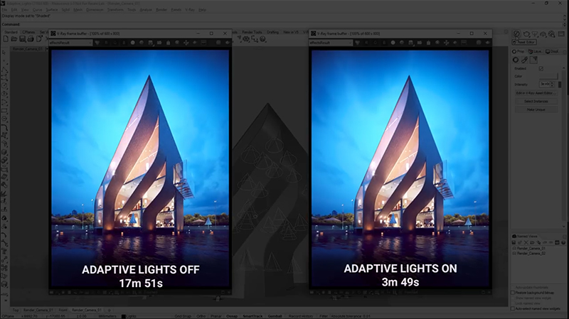 vray 3.6 adaptive lights